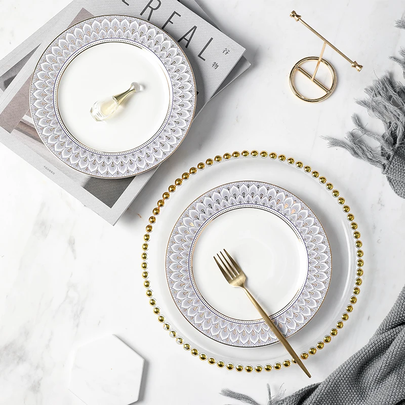 Скандинавский креативный светильник Роскошная золотая керамическая Западная