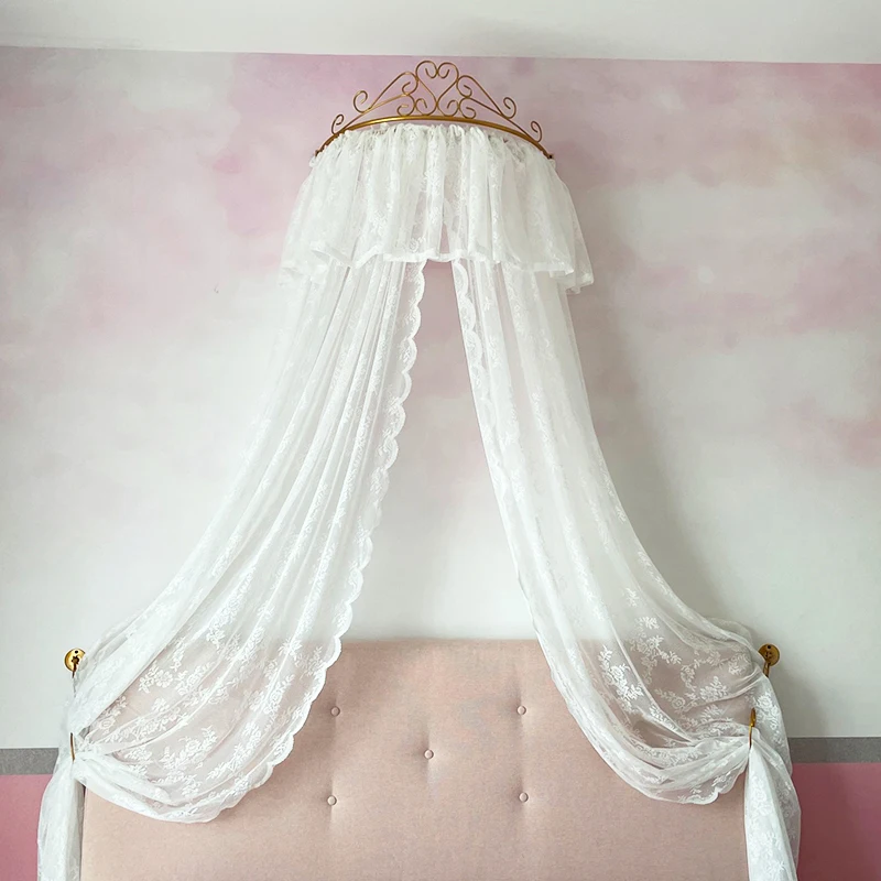 Bed curtain yarn European-style princess wind mosquito net one-in-one home decoration curtain screen