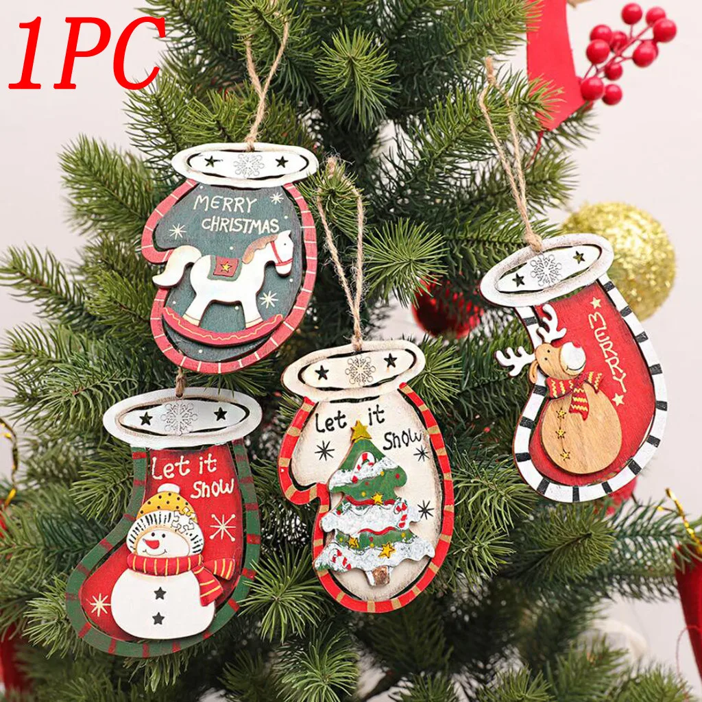 Рождественские резиновые перчатки кукла креативные рождественские украшения