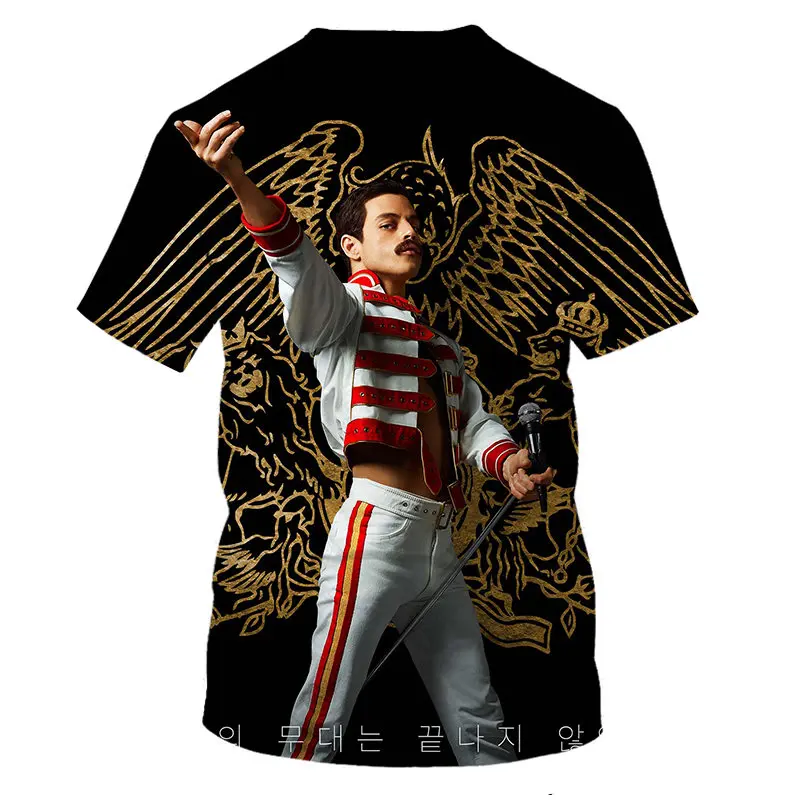 Freddie Mercury The queen Band Футболка Мужская Хип-Хоп рок хипстерская футболка повседневные футболки harajuku Top TeesStar футболка Размер S-6XL
