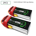 GTFDR 4S 14,8 V 6200mah 100C-200C Lipo аккумулятор 4S XT60 T Deans XT90 EC5 для FPV дрона самолета автомобиля гоночного грузовика лодки радиоуправляемых запчастей