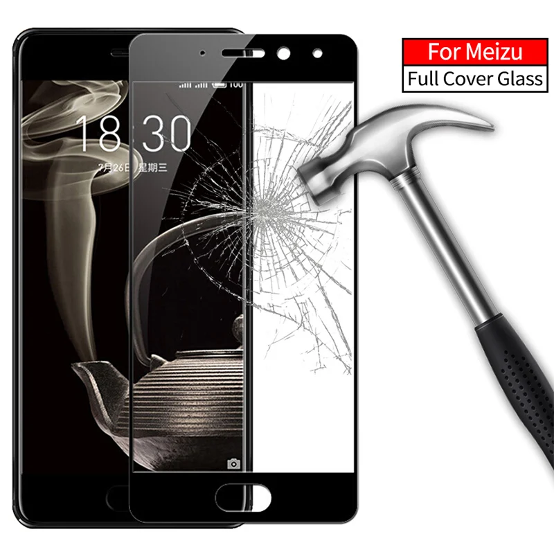 9D Защитное стекло для Meizu 15 Plus U10 U20 Pro 5 6 пленка 7 MX5 MX6|Защитные стёкла и плёнки