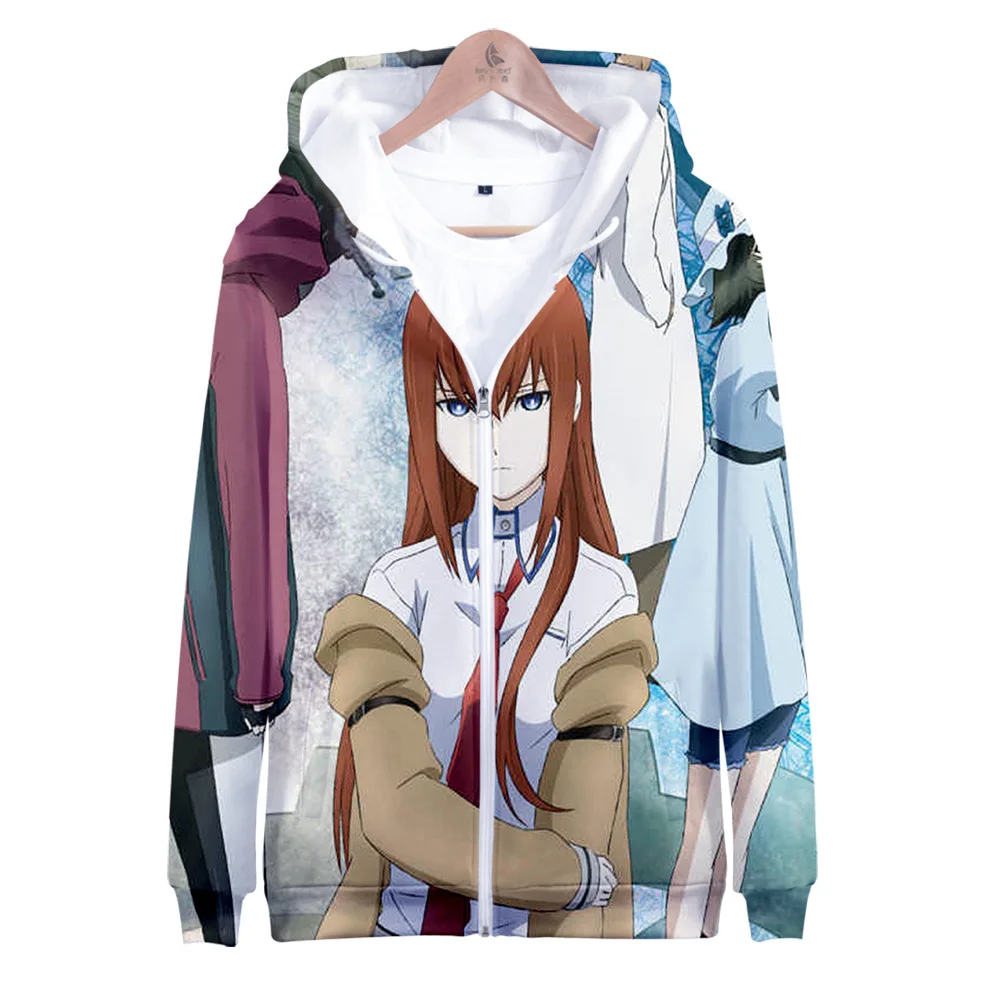 Толстовка с капюшоном для мужчин и женщин свитшот на молнии японским аниме