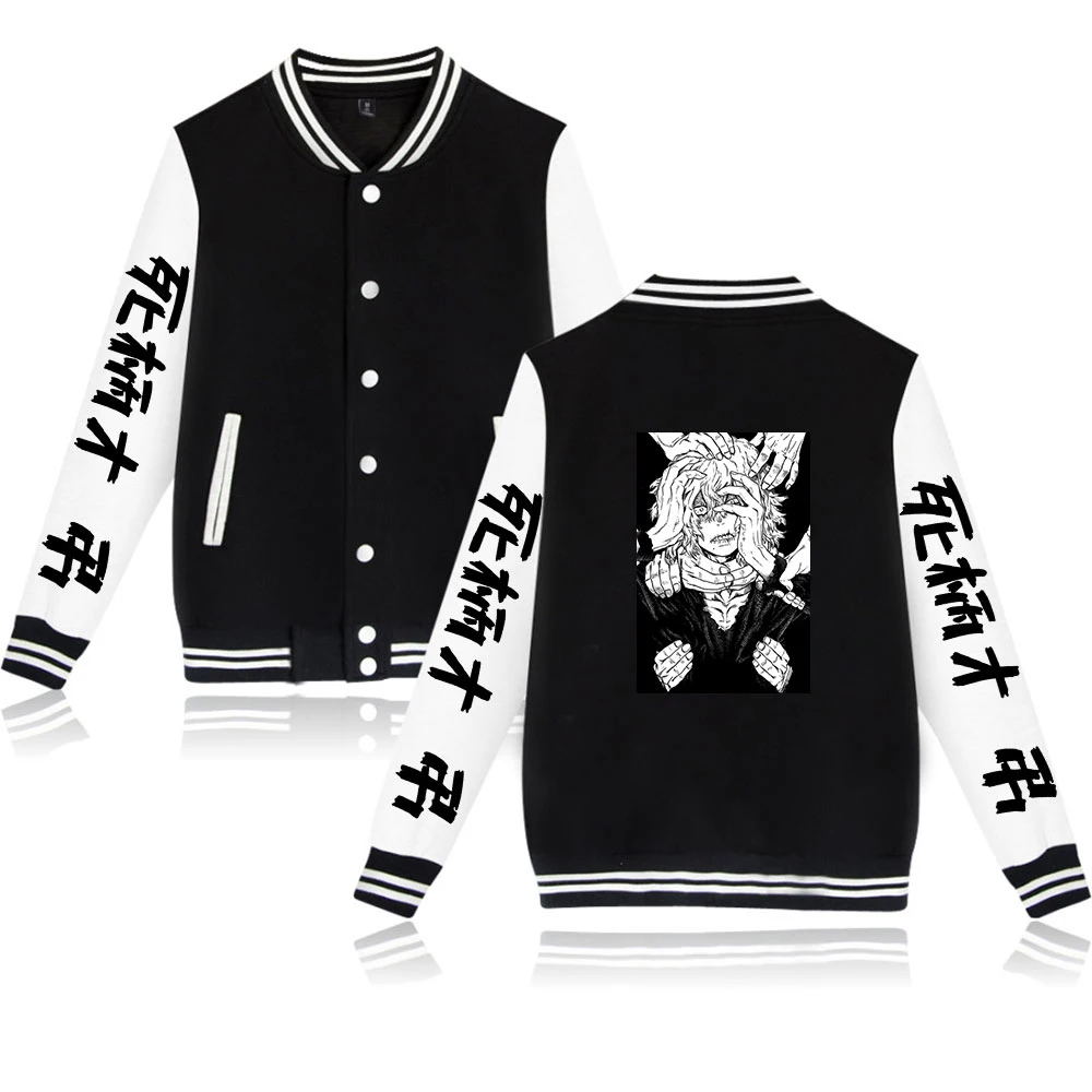 

2020 Shigaraki Tomura Jacket Women's Street Style My Hero Academy Baseball Jacket Plus Size Street Style Men and Women