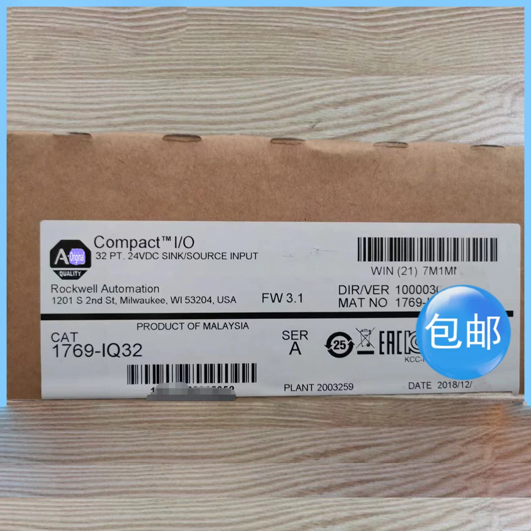 

Brand new original packaging 1769-IQ32 product 1 year warranty