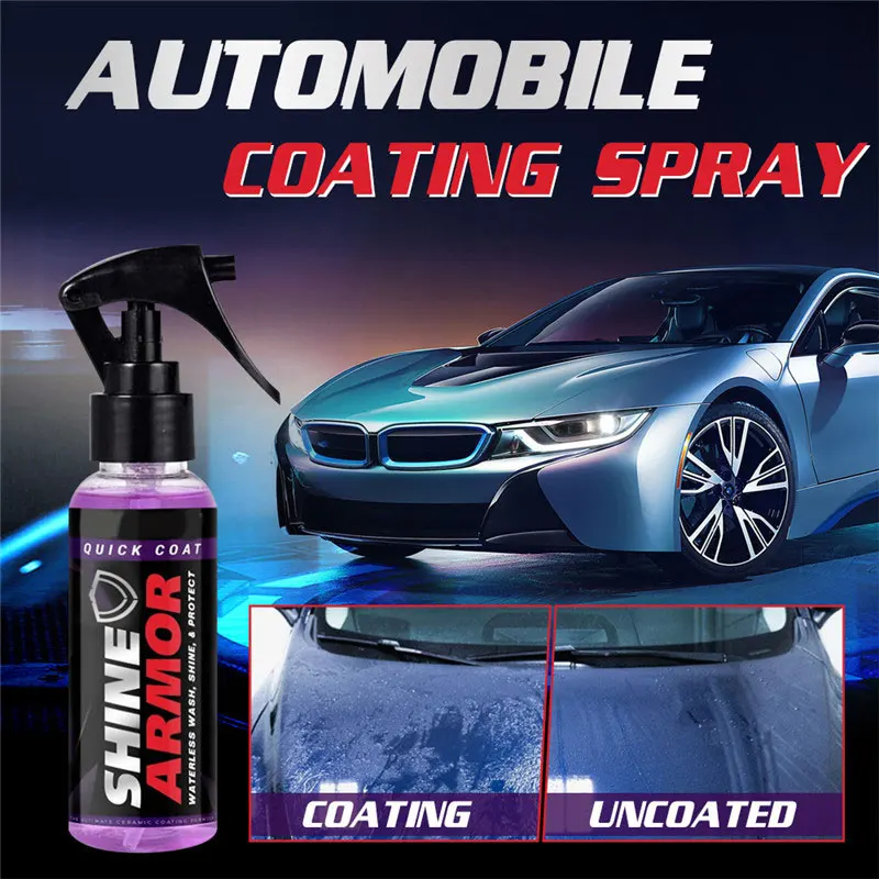 

Quick Coat Ceramic Coated Car Wax 3 in 1 Hydrophobic Car Varnish Waterless Car Wash and Shine Spray Protection Car Styli