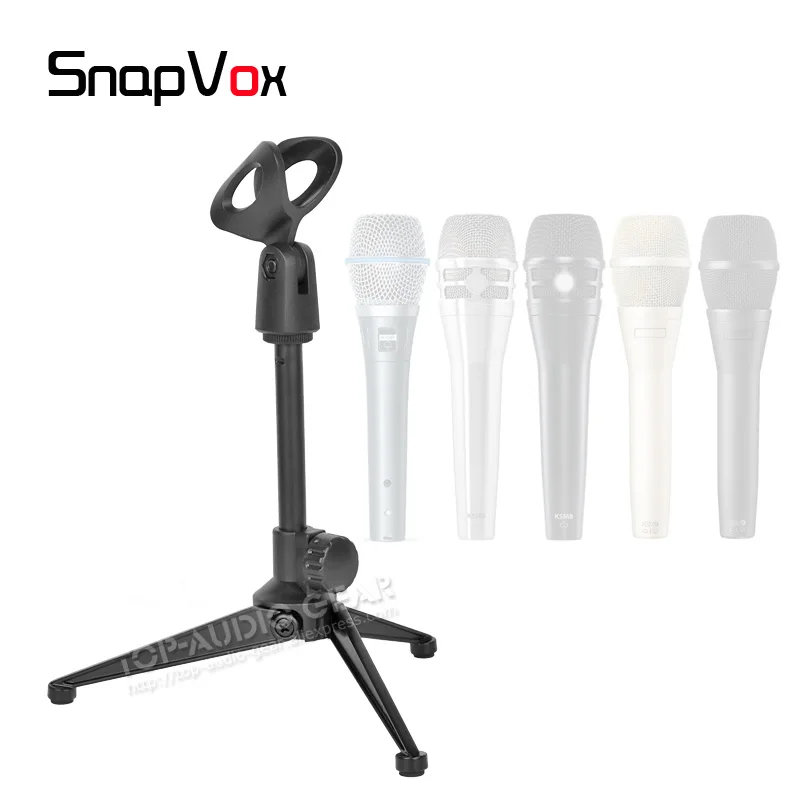 Штатив Настольный складной держатель микрофона зажим для Shure Beta 87A KSM 8 9 KSM8 KSM9