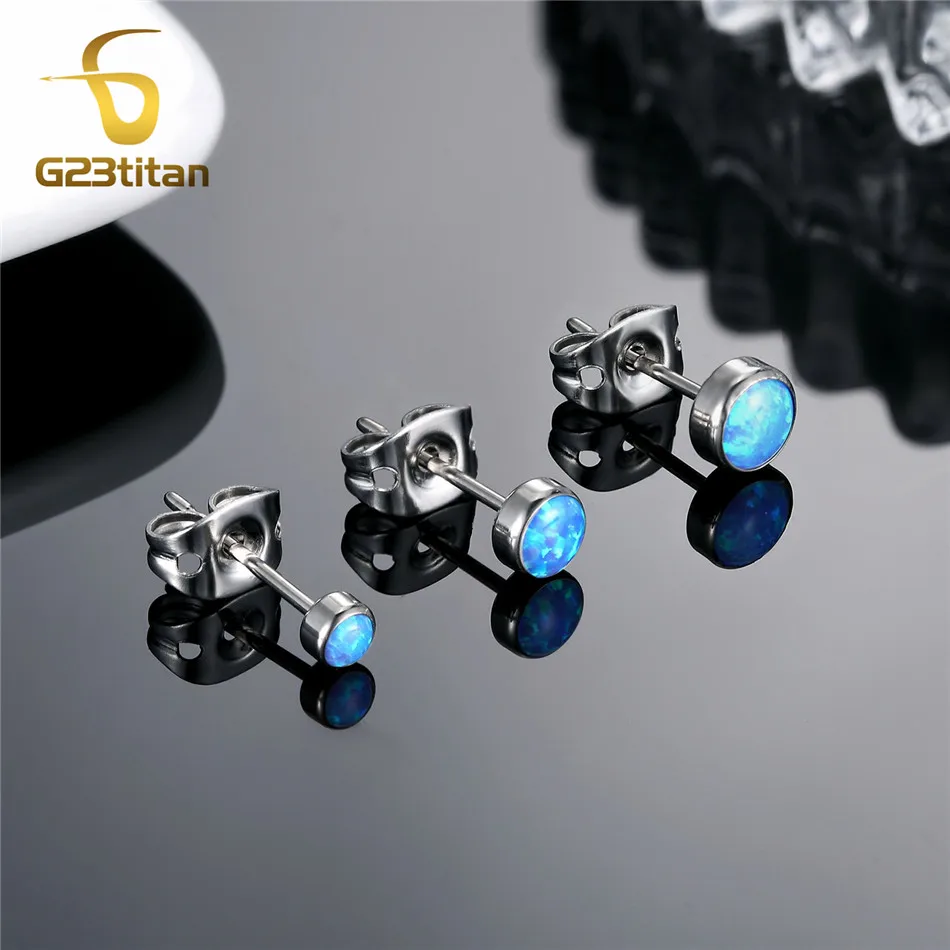 Гипоаллергенные титановые серьги G23titan для мужчин женщин девочек классические
