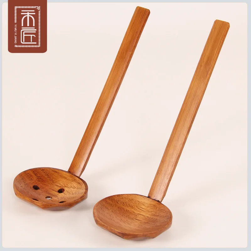 

Japanese style long-handled household large soup ladle, ramen spoon, soup tortoise shell hot pot spoon