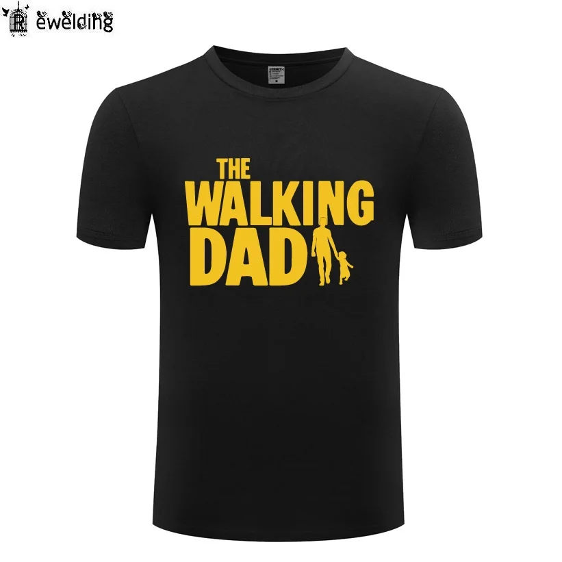 

Футболка мужская с принтом ходящего отца, смешная хлопковая рубашка с коротким рукавом, топы для мужчин, подарок на день отца, большой разме...
