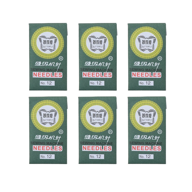 Иглы для бытовых швейных машин 6 шт. размер 9/65 11/75 12/80 14/90 16/100 18/110 игла шитья | Дом и