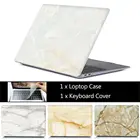 Мраморный чехол для ноутбука MacBook Air 13, A1932 Pro, Air Retina 11, 12, 13, 15, для MacBook Book 15,4, 13,3, сенсорная панель A2159 + чехол для клавиатуры