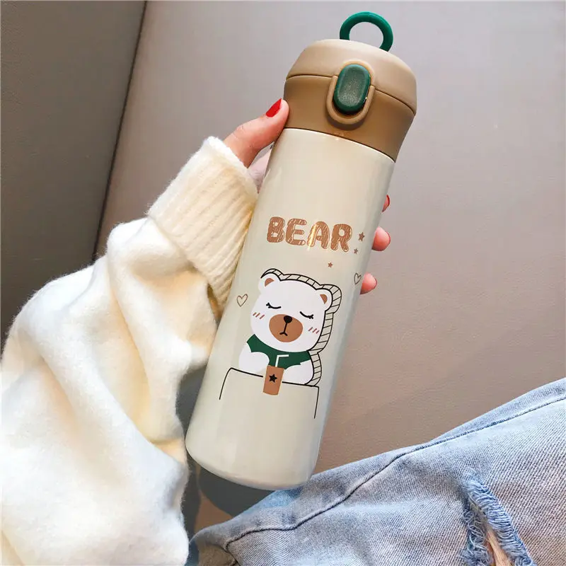 304 stainless steel vacuum insulation Cup children's Korean version lovely portable fashion creative water cup women
304 stainless steel vacuum insulation Cup children's Korean version lovely portable fashion creative water cup women