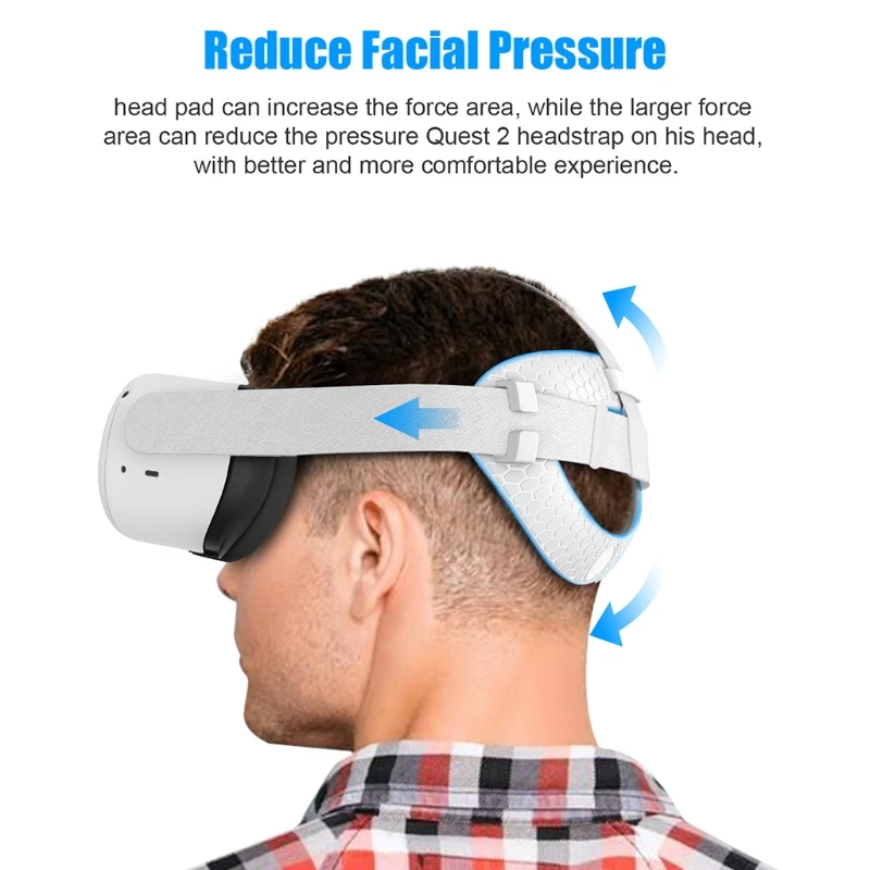 

New Headband Cushion For Oculus Quest 2 VR Headsets Removable Professional VR Headsets Pad For Oculus Quest 2 Accessories