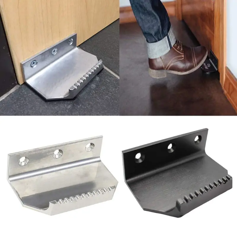 

Creative Home Foot Operated Door Handle Opener Hands Free Non-contact Anti-collision Door Stop Convenient Multipurpose
