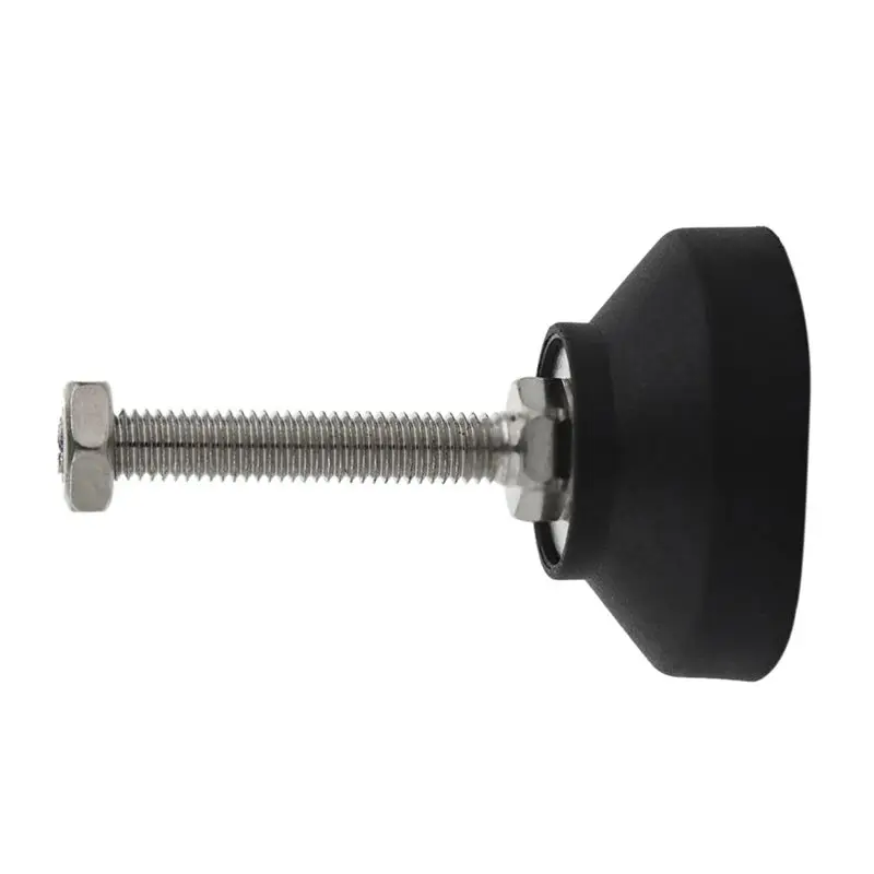 

2Pcs Adjustable Threaded Pole Leveling Foot Furniture Glide M8x50mm