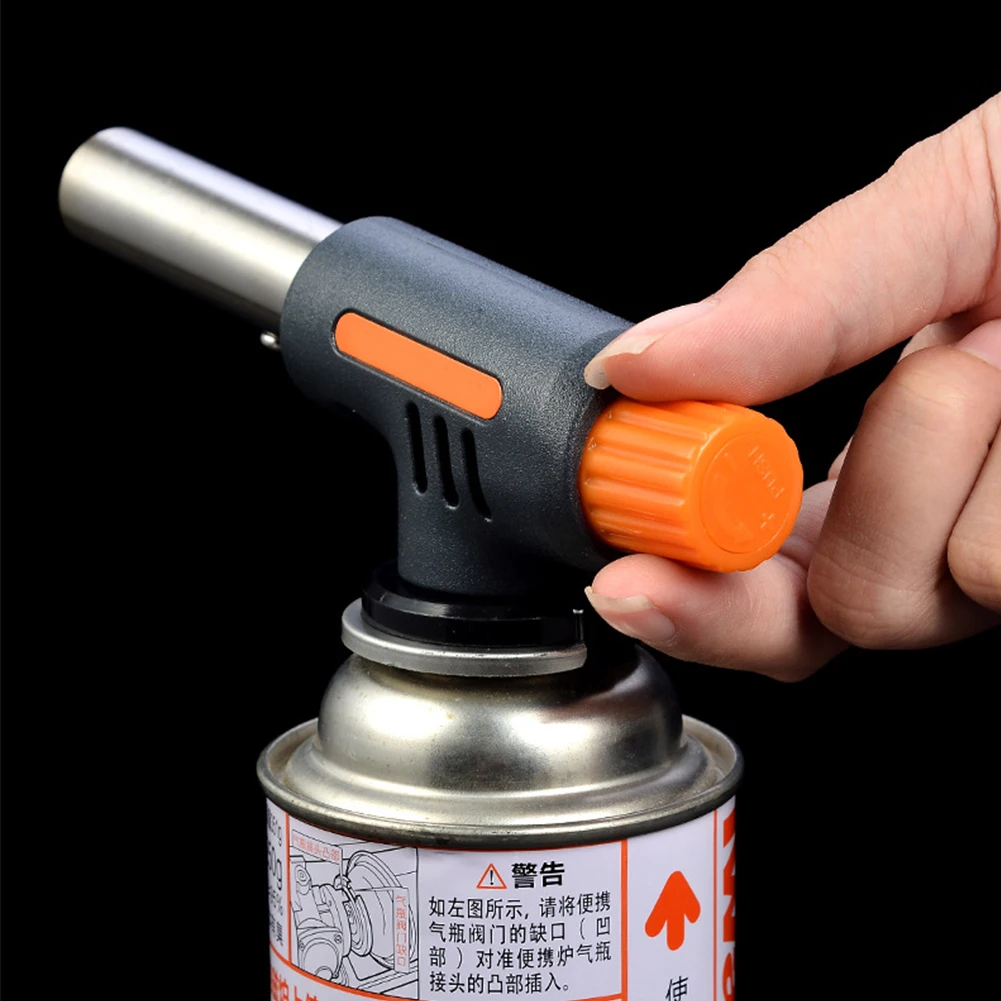 

Portable BBQ Flame Gas Flamethrower Adjustable Butane Torch For Outdoor Picnic Camping Flame Gun Kitchen Dining Accessories
