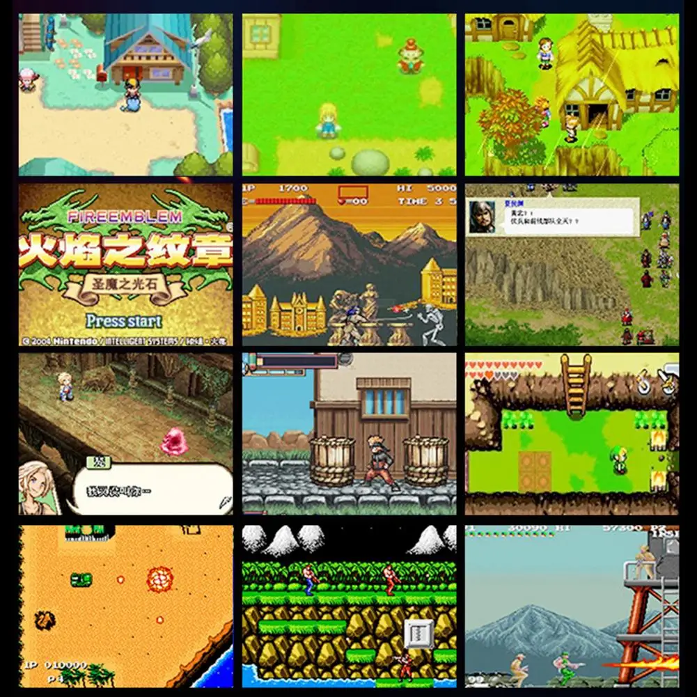 

2021 X9 5.1inch Handheld Game Console Video Game Classic Dual Joystick Built-In 10000 Games Handheld Game Players