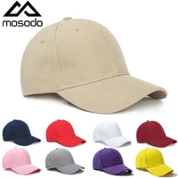 mosodo new baseball cap men fashion solid color baseball cap women summer sports sun hat couple peaked cap