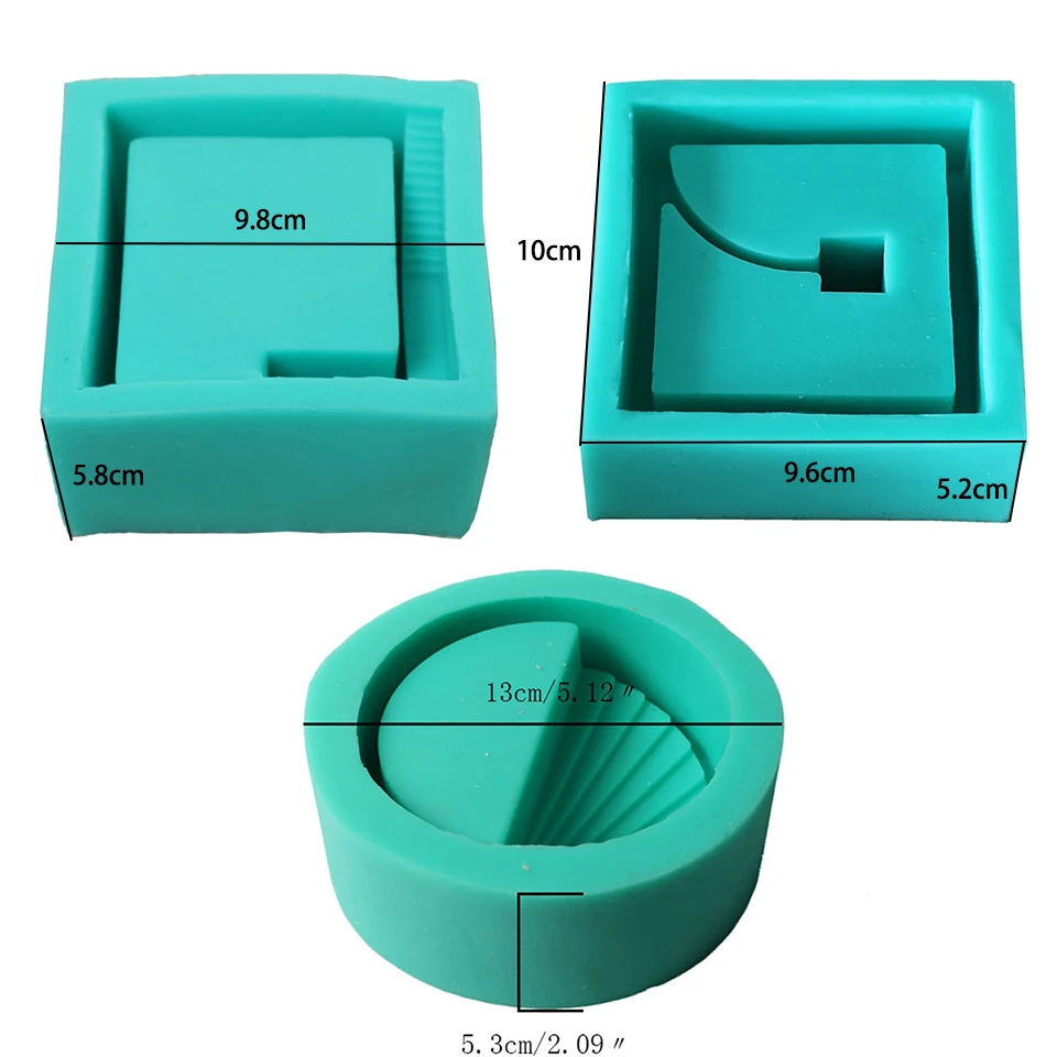 3 вида стилей силиконовые бетонные формы цементная Штукатурная смесь цветок