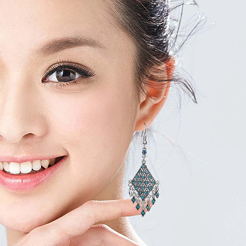 

Модные серьги-подвески с кисточками, серьги для девочек, ювелирные изделия для женщин