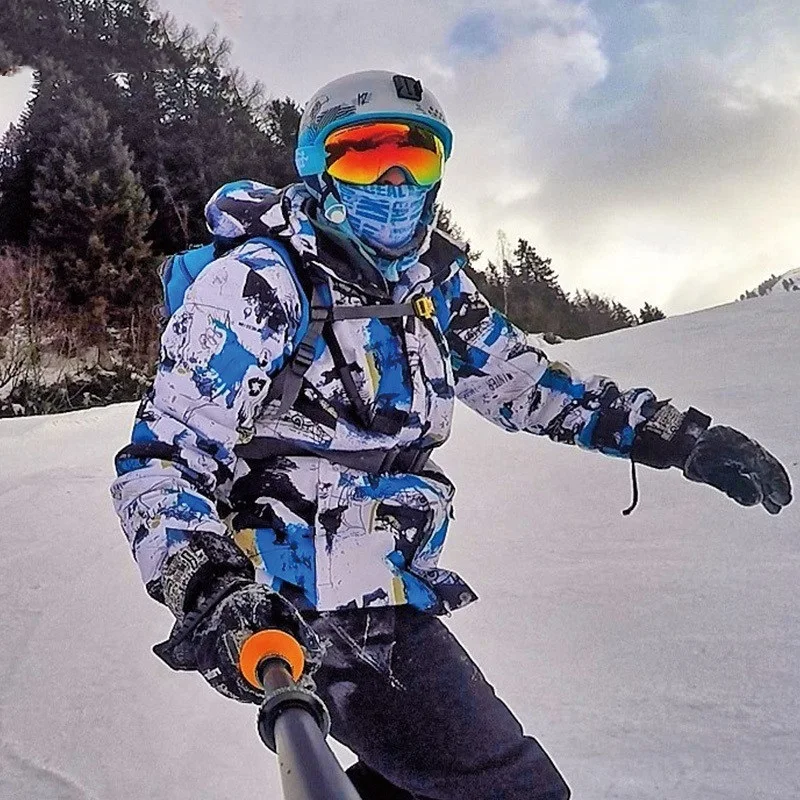 

2020 New Men Ski Jacket Ski Pants Winter Warm Windproof Waterproof Outdoor Sports Snowboarding Brands Ski Coat Trousers Ski Suit