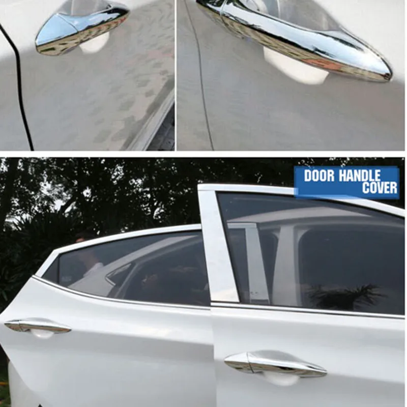 

ABS Chrome Door Handle Cover FOR 2011 2012 2013 2014 2015 HYUNDAI ELANTRA