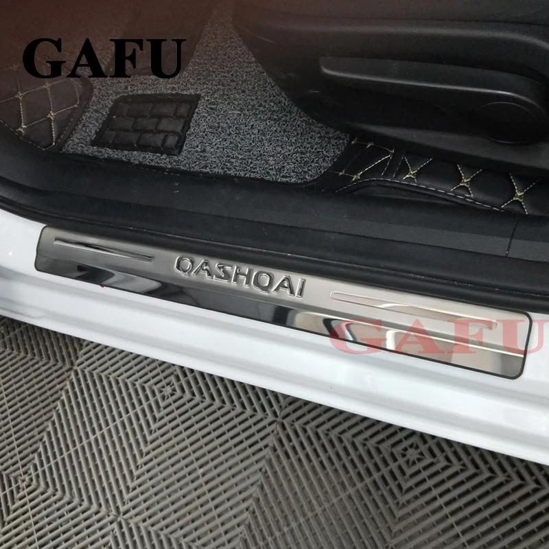Накладка на порог для Nissan Qashqai 2014 2019 2020 J11 аксессуары стайлинга