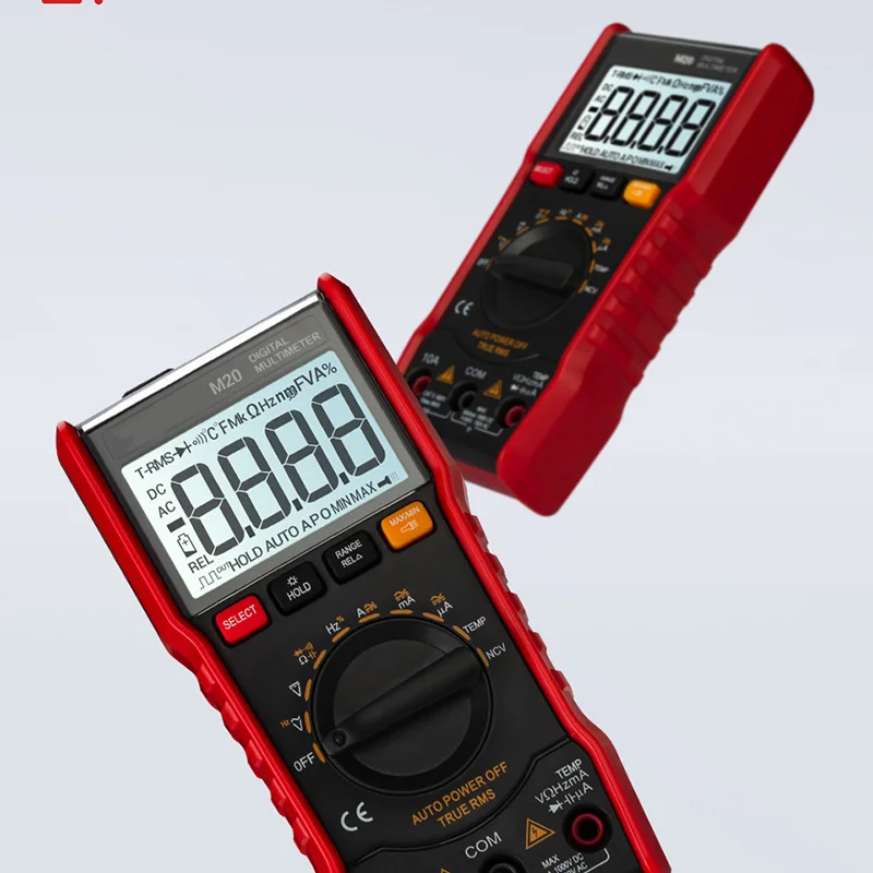 Цифровой тестер напряжения M20 6000 отсчетов ЖК дисплей мультиметр