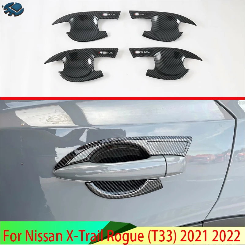 

Хромированная крышка дверной ручки из АБС-пластика для Nissan X-Trail Rogue (T33) 2021 2022