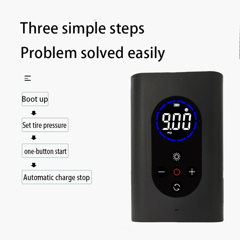 Автомобильный Электрический воздушный насос мини портативный автомобильный