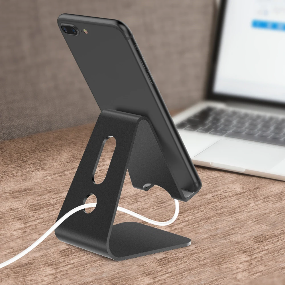 universal aluminium stand desk holder for apple samsung xiaomi mobile phone holder for iphone metal tablets stand for ipad 2020 free global shipping