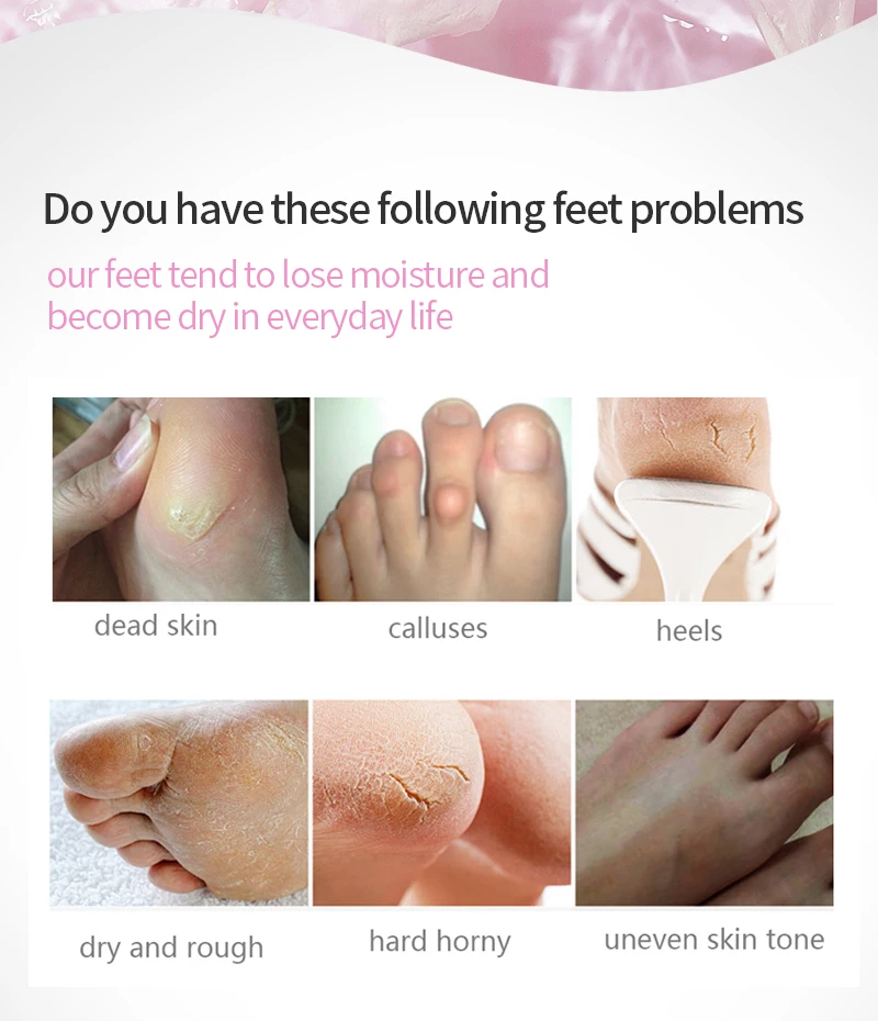 8pair Lavender Foot Mask for Legs Whitening Dead Skin Remover Peeling Exfoliating Spa Bath Pedicure Socks | Красота и здоровье