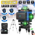 Самонивелирующийся лазерный уровень 3D 4D, 81216 линий, 360 горизонтальная регулировка