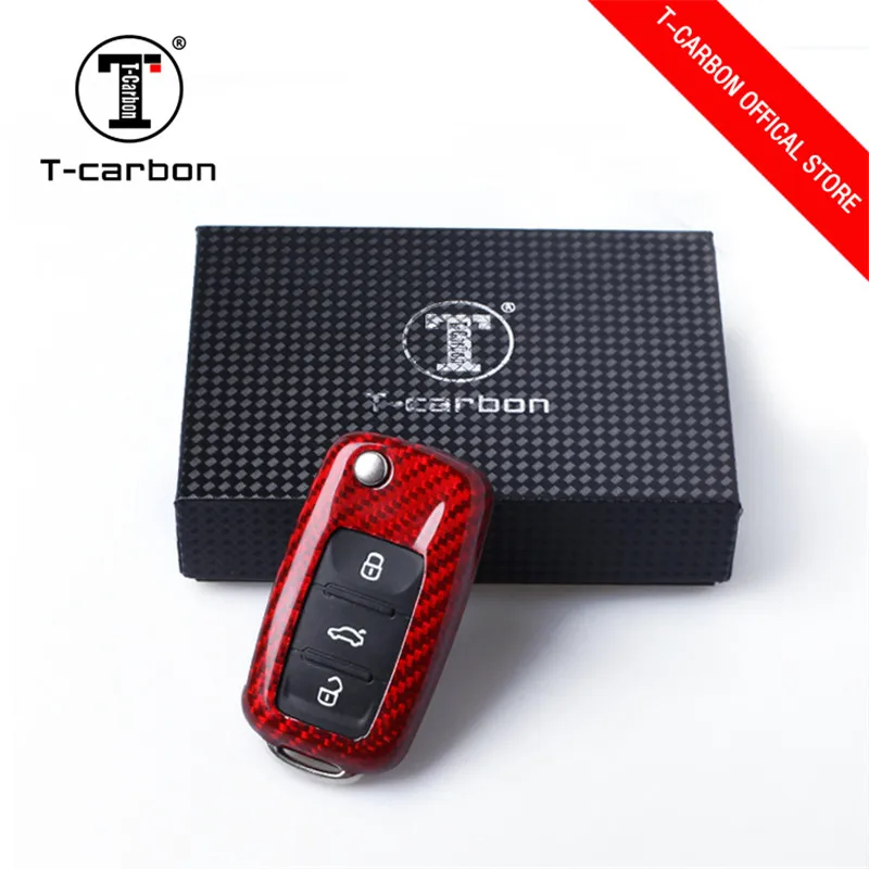 

Car Accessories Carbon Fiber Key Case Cover Shell Refit Replacement For Skoda Octavia Fabia Superb Roomster Yeti Citigo Rabid