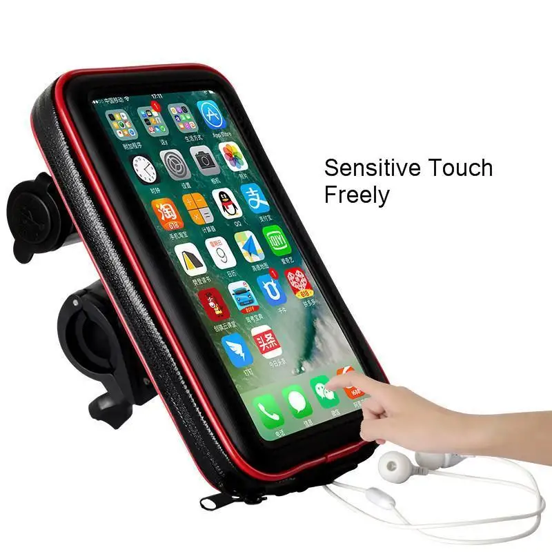 6 5 дюймовый водонепроницаемый чехол для телефона на велосипед мотоцикл сумка