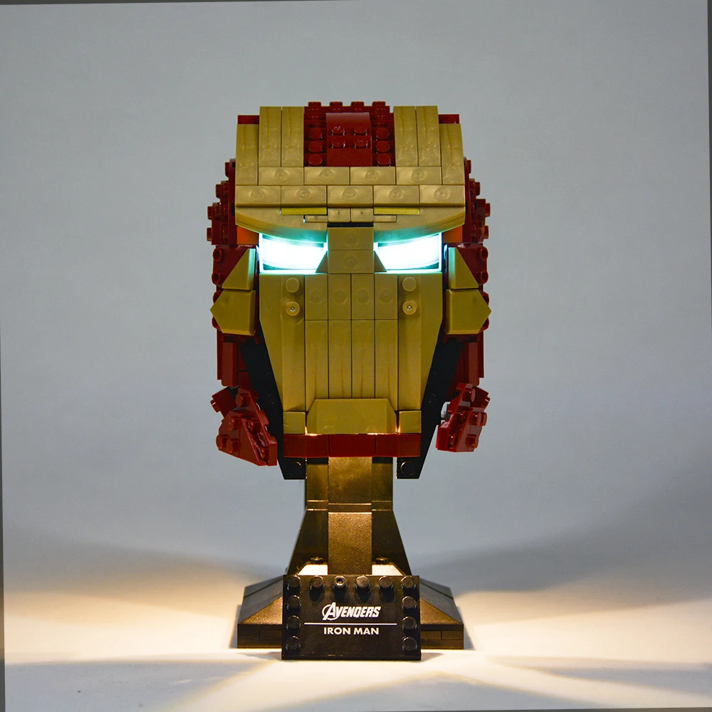 EASYLITE LED Light Set For 76165 Man Helmet | Blocks