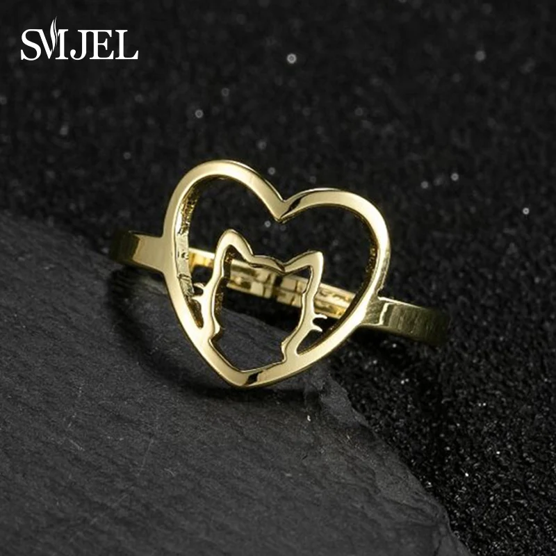 Женское кольцо из нержавеющей стали с изображением животного | Украшения и