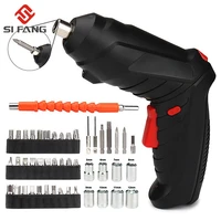 mini electric screwdriver battery rechargeable brushless screwdriver powerful impact cordless screwdriver drill bits set