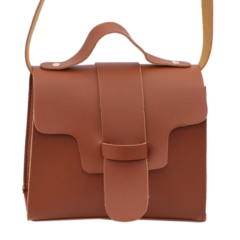 Женские маленькие сумки мессенджеры из искусственной кожи модные с длинной