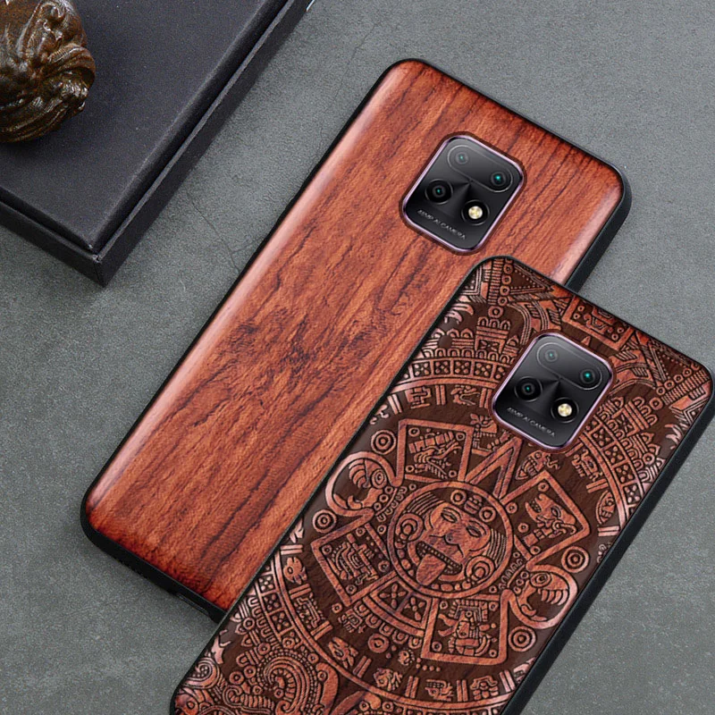 

Чехол для Xiaomi Redmi 10X Pro, бугический Оригинальный Деревянный чехол для Redmi 10x, чехол из палисандра для телефона Xiaomi Redmi 10X Pro, чехол для телефона ...