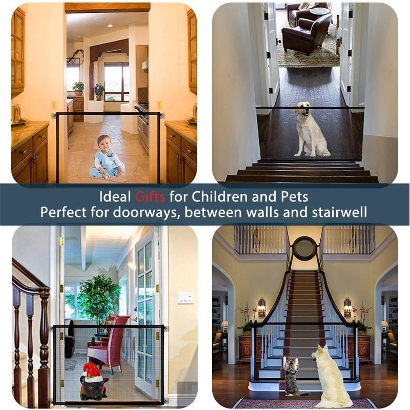 Гениальная сетчатая загородка для домашних питомцев ворота собак использования