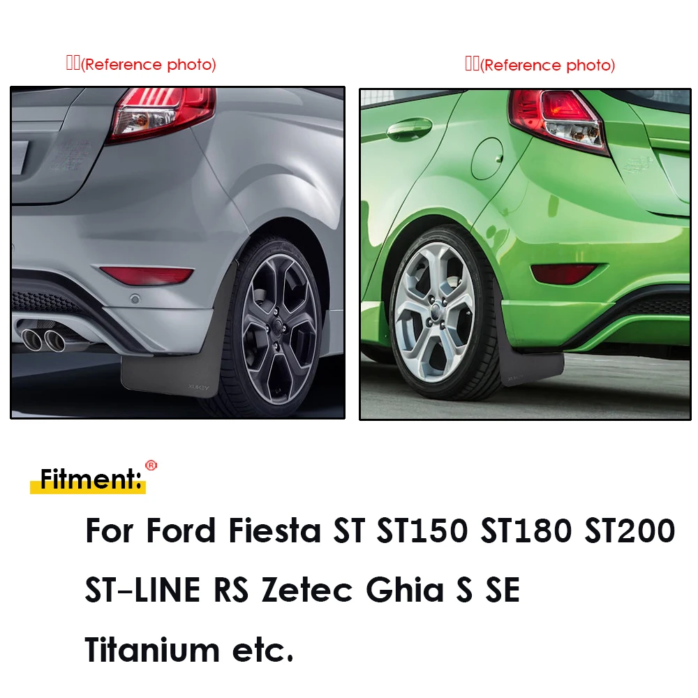 Брызговики для Fiesta ST ST150 ST180 ST200 ST500 Blue RS SE MK6 MK7 Mk7.5 MK8 S|Грязезащита| |