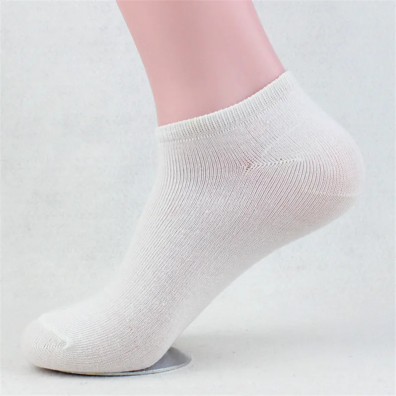 Women &amp Men Cotton Fiber Invisible Socks Casual Thin Breathable Anti-Bacterial Spring Summer Man Black Short 10 Pairs/Lot | Мужская