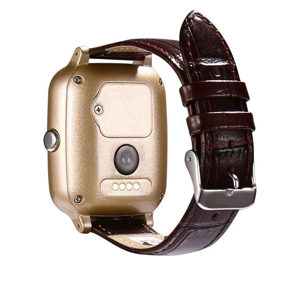 Умные часы для пожилых женщин и мужчин браслет с GPS будильником напоминанием о