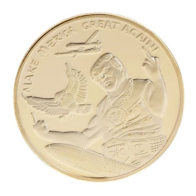 Памятная монета 2020 президент США Трамп сделает Америку великолепной повторно