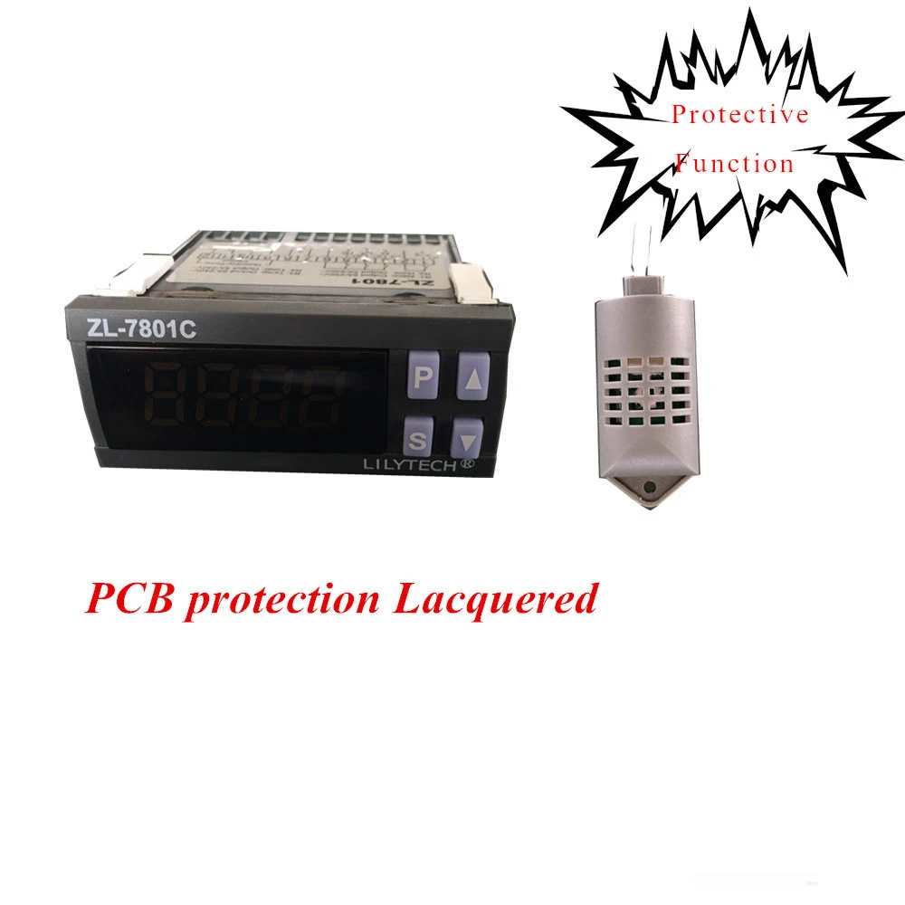 Интеллектуальный ПИД регулятор температуры и влажности многофункциональное