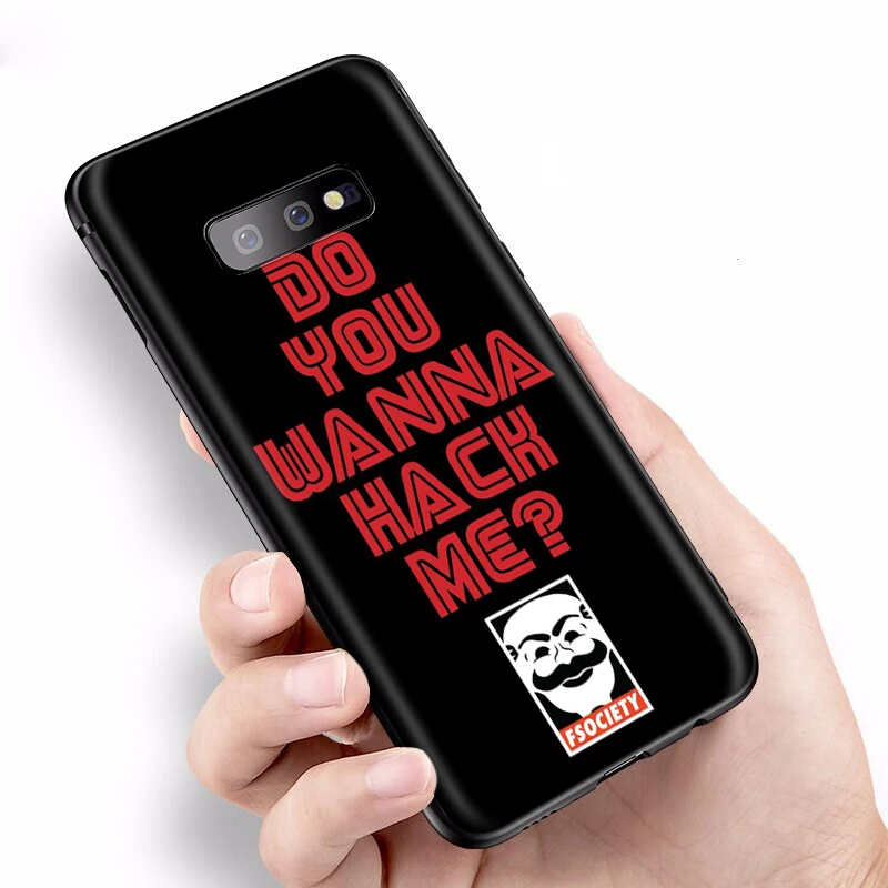 Чехол YIMAOC Mr Robot для Samsung Galaxy A7 A8 A9 A10 A20 A30 A40 A50 A70 M10 M20 M30 S10 S10e J6 Plus|Бамперы| |