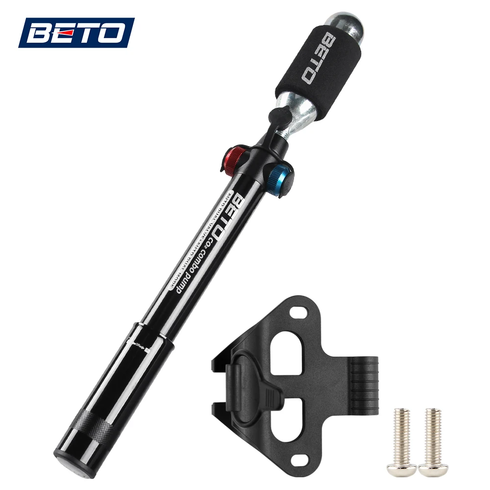 Beto Mini Co2/ручной велосипедный насос с адаптером Presta Schrader | Спорт и развлечения