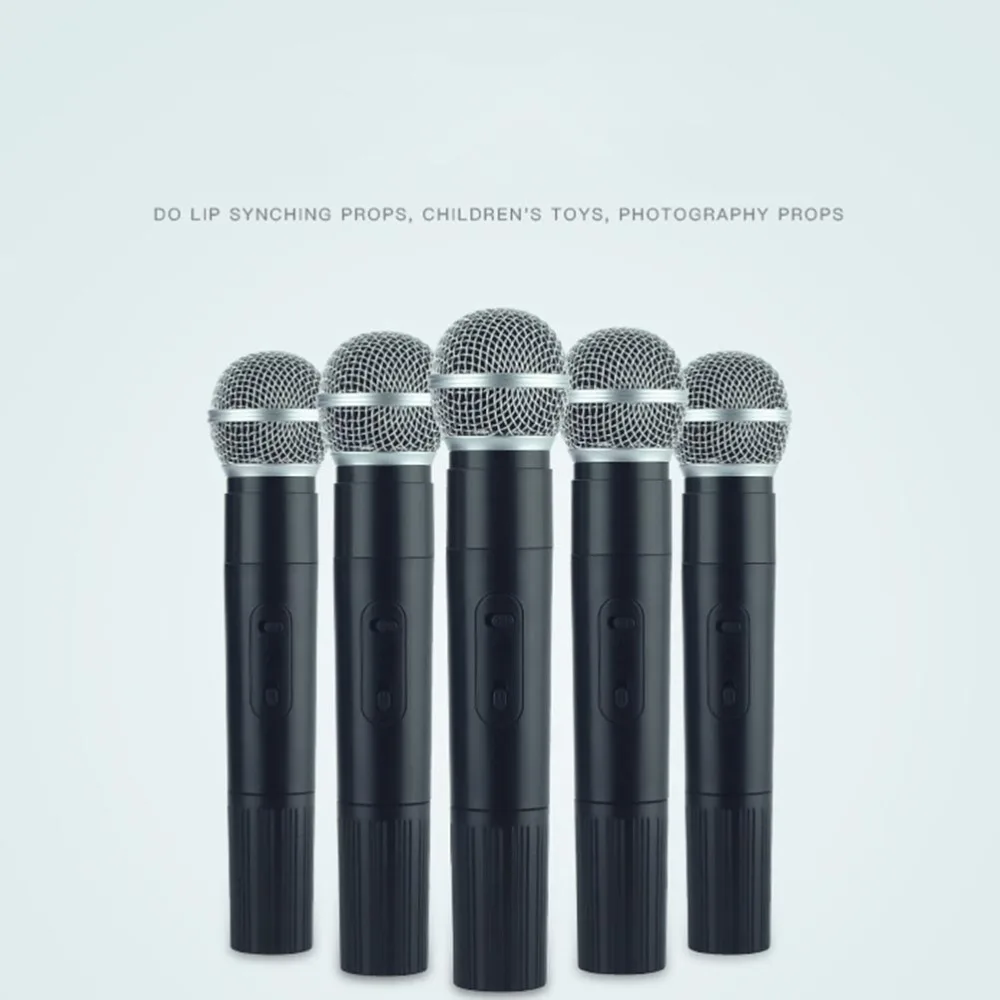 

Role Play Interviews Mmicrophone Stage Performance Prop Artificial Microphone Wireless Microphone Model